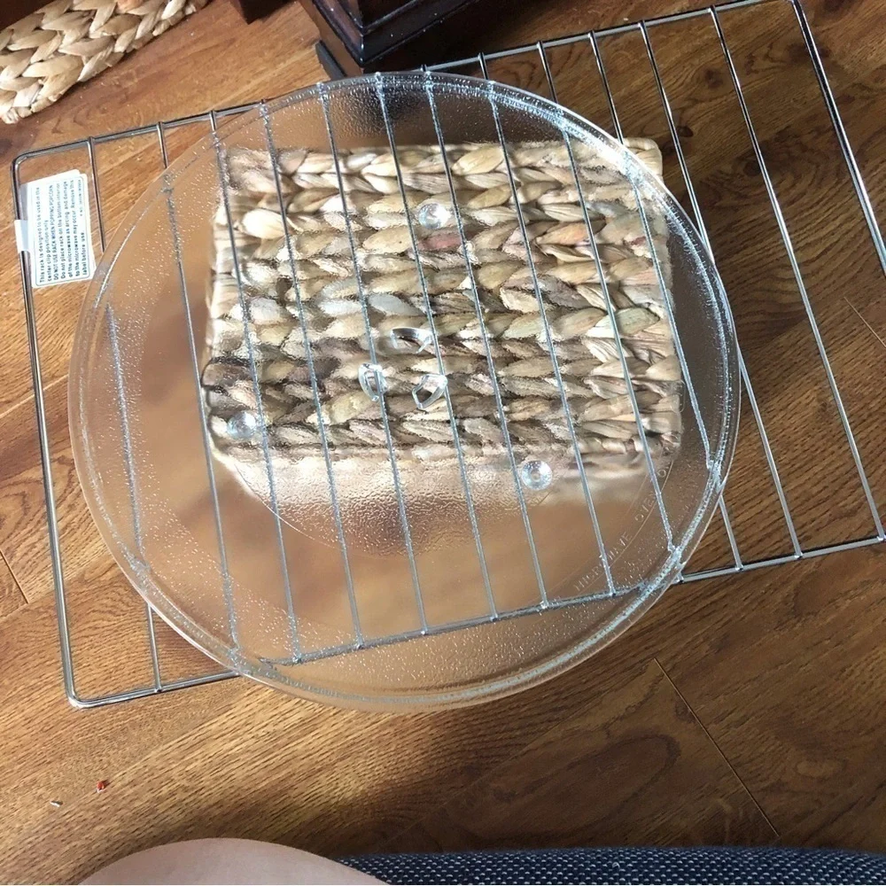 LG over the range microwave replacement glass tray and metal rack